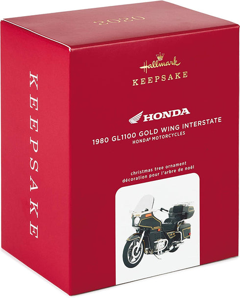 Hallmark Keepsake Christmas Ornament 2020 Year-Dated, Honda Motorcycles 1980 GL1100 Gold Wing Interstate, Metal