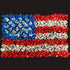 PMLAND Patriotic Acrylic Ice Rocks Crystals Gems ~550 Pcs 3 lbs Bulk Bag for Vase Filler Table Scatter Party Wedding Arts Crafts Decoration Display Idea -Red Blue Clear Blend