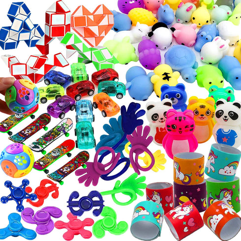 Bestkiy 44 Pack Party Favor for Kids Goodie Bag Fillers,Bulk Toys Teens,Birthday Favors Assortment,Carnival Prizes Boys Girls,Pinata Stuffers Classroom Rewards Treasure Box Chest zhou-party-44Pc