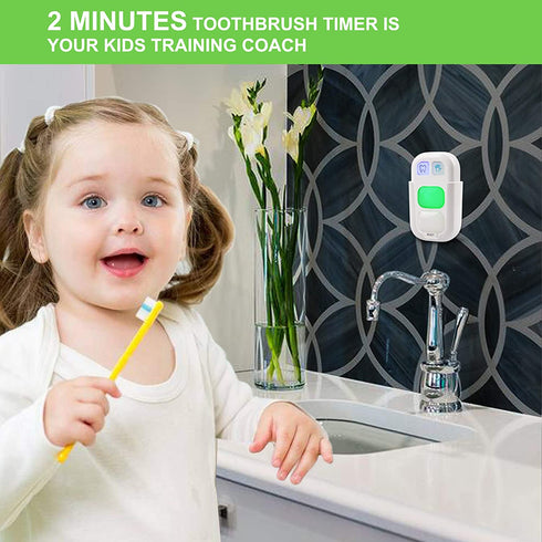 Timer Luxsway, 2 Minutes Teeth Brush Timer and 20 Seconds Hand Wash Timer for Kids Training Coach, Wireless Battery Powered Indicator Light 2Pack