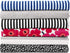 Marimekko Percale Collection Sheet Set-100% Cotton, Crisp & Cool, Lightweight & Moisture-Wicking Bedding, Twin/Twin XL, AJO Blue