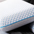 WEEKENDER Ventilated Gel Memory Foam Pillow with Reversible Cooling Cover Two-Sided for All-Season Comfort Washable Cover - Standard