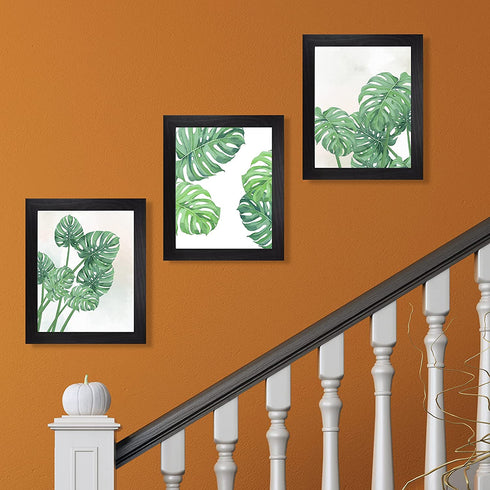 8x10 Picture Frames Black, Tabletop Display Wall Mount Photo Frame, Pack of 3