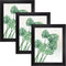 8x10 Picture Frames Black, Tabletop Display Wall Mount Photo Frame, Pack of 3