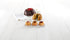 Lekue Savarin 6 Cavity Bundt pan, Red