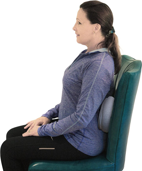 Twist Memory Foam Travel Pillow for Neck, Chin, Lumbar and Leg Support - for Traveling on Airplane, Bus, Train or at Home - Best for Side, Stomach and Back Sleepers - Adjustable, Bendable Roll Pillow
