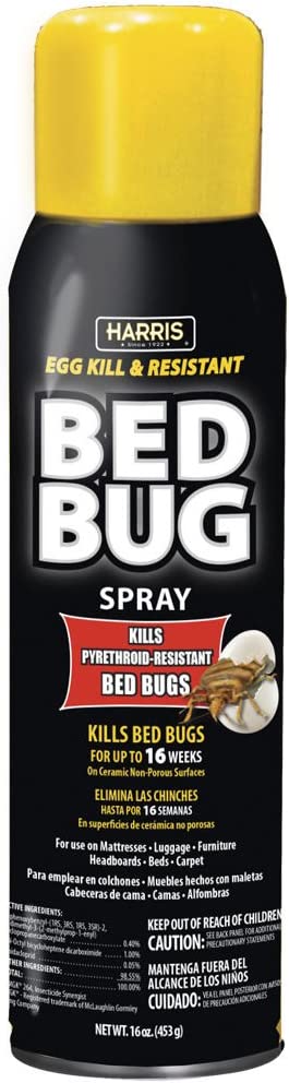 Harris Toughest Bed Bug Killer, 16oz Aerosol Spray