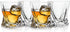 Trinkware Hampton Whiskey Glasses Set of 4 - Double Old Fashion Glasses Lead-free Dishwasher Safe Glassware For Scotch Bourbon Malt Vodka Beer - Large 10 oz Capacity