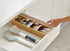 Joseph Joseph 85168 DrawerStore Compact Cutlery Organizer Kitchen Drawer Tray, Small, Bamboo