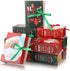 12 Pieces Christmas Cookie Boxes Chocolate Candy Bakery Boxes Cute Baking Boxes Cookie Tin Treat Boxes Holiday Packaging for Cakes, Cookies, Goodies, Candy, Christmas, Birthdays, Weddings Parties