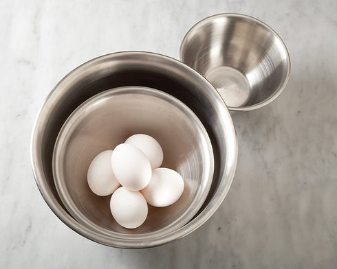 Fox Run Large Mixing Bowl, 10.25 x 10.25 x 5.25 inches, Metallic