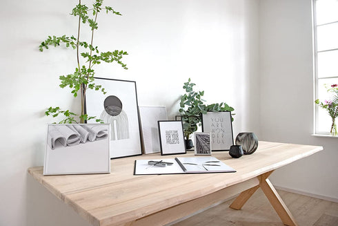 DEHA Design Picture Frame Atlanta, 12x16 inch, Soft Frosted Silver