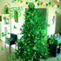 JMEXSUSS 33ft 100 LED Green Battery Operated Christmas Lights,St. Patrick's Day Decorations Lights Indoor, Twinkle Fairy String Lights with Remote 8 Modes Outdoor Waterproof