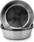 Darware Heavy Duty Stainless Steel Bowls for Baby, Toddlers & Kids (4-Pack); Great for Cereal, Desserts, Children, Portion Control & Even Pets, 1-Cup Serving Size