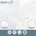 Premium Bamboo King Pillow Protector Covers - Waterproof, Allergy, Dust, Bed Bug, and Mite Proof Zippered Protectors - Pillowcase Zipper Cover Allergen Case Pack for Sleep Pillows - Set of 2