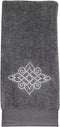 Avanti Linens Riverview Collection, Fingertip Towel, Nickel