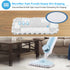 DOKER. 2 Pack Microfiber Mop Head Pads Replacement for Steam Mop VS521