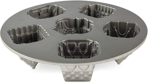 Nordic Ware Platinum Cozy Village Baking Pan