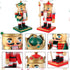 3 otters Christmas Nutcracker Ornaments Set, 2 Set Christmas Nutcrackers Figures Christmas Nutcrackers Soldier King Wooden Christmas Nutcrackers for Festive Christmas Desktop Decor, 6 Inch Tall