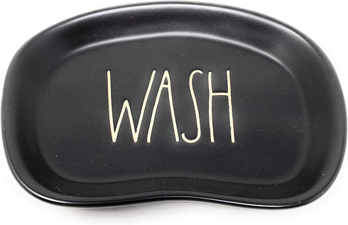 Rae Dunn LL WASH Soap Dish Bathroom Accessory