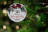 30 Years as Mr. and Mrs. Ceramic Christmas Tree Ornament Collectible Holiday Keepsake 2.875" Round Ornament in Decorative Gift Box with Bow- Perfect 30th Wedding