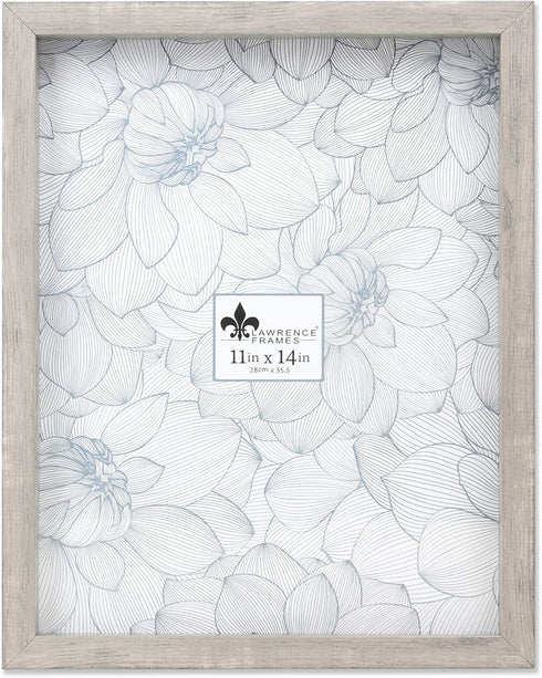 Lawrence Frames 785111 Shadow Box Frame, 11x14, Natural Gray