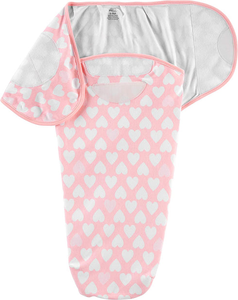 Simple Joys by Carter's Baby Girls' Cotton Swaddle Blankets, Multipacks