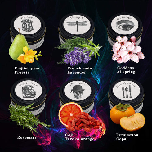 Candles for Home Scented, 6 Pack Aromatherapy Candles for Men, Scented Candles Set with 6 Difference Premium Scents, 150H Long Lasting Soy Candle, Candle Gift Set for Women, Stress Relief & Relax Body