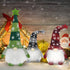 Lighted Christmas Gnome Decorations, 12'' Light Up Plush Elf Toy Holiday Present, Scandinavian Swedish Tomte Ornaments for Table Top, Windows, Fireplace, Tree Christmas Holiday Party Home Decor, 3 Set