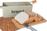 LifeSmart Bread Box Cutting Board and Bread Accessories- Bamboo - 12.5 inches by 6.5 inches by 4 inches - Includes Bonus Bread Knife and Bamboo Toast Tongs