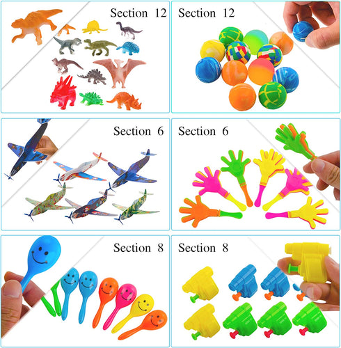 Kissdream 152 Pcs Party Toys Assortment for Kids Birthday Party Favors Carnival Prizes Box Goodie Bag Fillers Classroom Rewards Assorted Pinata Fillers,Bulk ToysTreasure Box for Boys and Girls