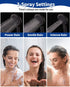 High Pressure Handheld Shower Head VMASSTONE 4-Setting Shower head Kit - Jet Water Mode - with 59" Stainless Hose and Adjustable Mount Excellent Replacement for Bath Showerhead (HM-001 Matte Black)