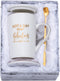 Jumway Not A Day Over Fabulous Mug - Birthday Gifts for Women - Funny Birthday Gift Ideas for Her, Friends, Coworkers, Her, Wife, Mom, Daughter, Sister, Aunt Ceramic Marble Mug 14 Oz White