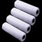 4 Rolls Christmas Poly Mesh Ribbon 10 Inch x 16 Yards, Snow Poly Mesh Ribbon Tree Decoration Mesh Ribbon Snowball Decorated Mesh Ribbon for Christmas Party Box Decoration (White)