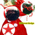 Electric Climbing Ladder Santa Claus, African American Santa Climbing Ladder with Music Funny Singing Climbing Santa LED Novelty Black Santa Claus Decor for Christmas Tree Hanging Ornament Xmas Gift