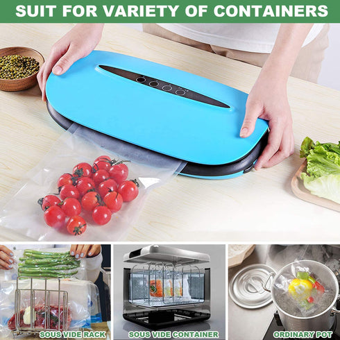 8×12 Inch Vacuum Sealer Bags,Withstand High Temperature UP 280°F,Freezable and Heatable with Precut Design,Food Vacuum Heat Seal Storage Bag,Commercial Grade Vacuum Sealing Bag(100Pcs)