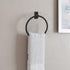 Design House Millbridge Bath Accessories, Towel Ring, Matte Black