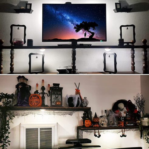 Puck Lights with Remote Under Cabinet Lighting Wireless LED Color Changing Puck Lights with Timing, Battery Operated Lights, LED Closet Lights Under Counter Lighting Stick on Lights (6 Pack)