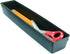 Rubbermaid No-Slip Interlocking Drawer Organizer, 3-in. x 15-in, Black with Gray Base (1994525)