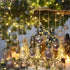 Sea Team 60mm/2.36" Shatterproof Clear Plastic Christmas Ball Ornaments Decorative Xmas Balls Baubles Set with Stuffed Delicate Decorations (30 Counts, Rose Gold)