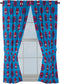 Jay Franco Marvel Super Hero Adventures Go Spidey 63" Inch Drapes - Beautiful Room D©cor & Easy Set Up, Bedding Features Spiderman - Curtains Include 2 Tiebacks, 4 Piece Set (Official Marvel Product)