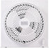 BLACK+DECKER Mini Box Fan Tabletop Quiet 9 Inch Desk Box Fans Frameless BFB09W White