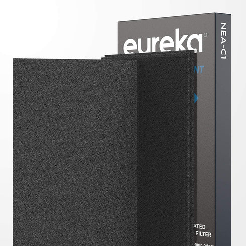 Eureka Air Purifier NEA-C1, Activated Carbon Filter x 4, Replacement for InstantClear NEA120, Black