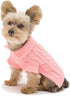 Stinky G Pink Aran Dog Sweater Size #12 Medium