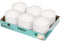 Bolsius White Pillar Candles 3x3" Unscented Candle Set of 6 Dripless, Smokeless, and Clean Burning Household Dinner Candles Perfect for Weddings, Parties, Dinners Decorative Candles
