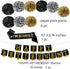 retirement party decorations banner gifts - (22pack) happy retirement gold banner, 6 paper Poms, 6 Hanging Swirl, 7 decorations stickers. retirement sash for men and women (GOLD BANNER)