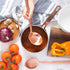 Rose Gold Kitchen Utensils -Sturdy Copper Utensils Set Includes: Copper Ladle, Copper Spoon, Skimmer & Turner- Rose Gold Kitchen Accessories & Copper Kitchen Accessories, Rose Gold Serving Utensils€¦