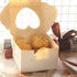 Ghilia 85pcs 4x4x2.5 Inches White Cake Boxes, Bakery Boxes with Window, Small Pastry Boxes, Cupcake Boxes, Gift Boxes for Candy, Chocolate, Donuts, Fruits and Party.