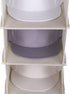 GRANDAN Version 2.0 Hanging Hat Rack for Closet, 10 Shelf Hanging Closet Hats Organizer Storage for Baseball Caps, Hanging Baseball Hat Holder, Caps Hanger for Closet with Stainless Metal Hook (Beige)