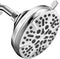 High Pressure Shower Head - Rain Shower Head 5 Inches 5 Spray Settings Fixed Bathroom Shower Head - Diiwet High Flow Shower Head with Adjustable Brass Ball Joint